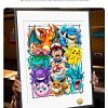 A3 & 4K Size Ash and Pokemon Decorative Painting - Pokemon - HuangGua Studio