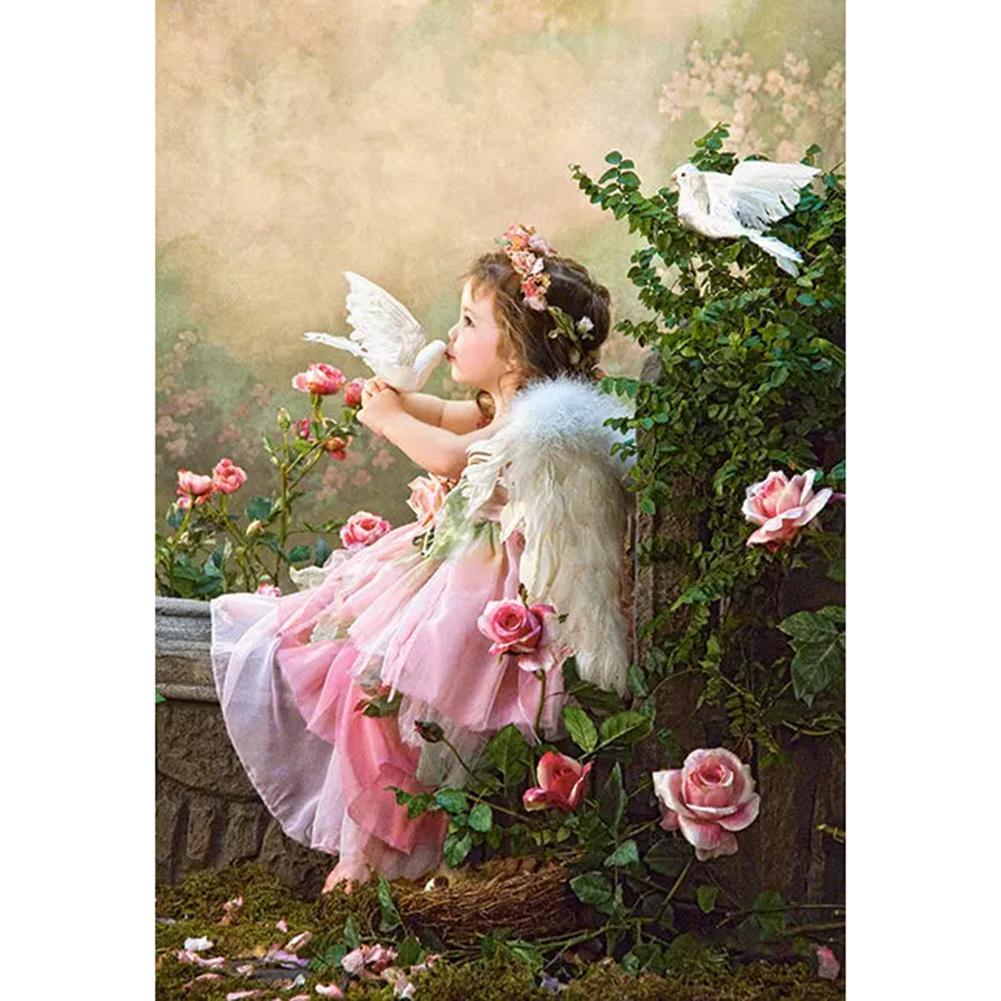 

40x50cm - Paint By Numbers Flower Girl, 501 Original