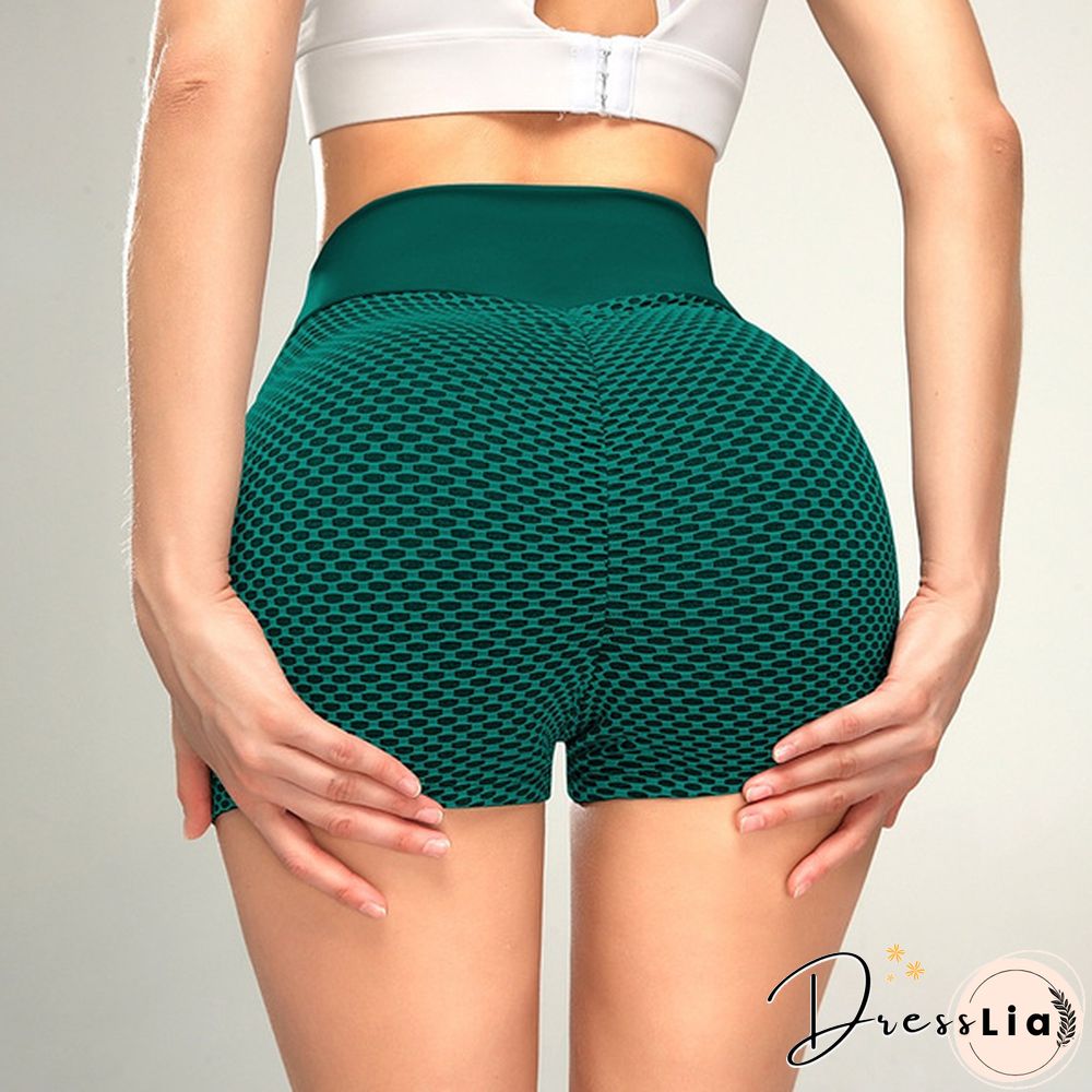 Workout Fitness Shorts Seamless Yoga Shorts Women High Waist Female Clothing Push Up Short Elasticity Breathable