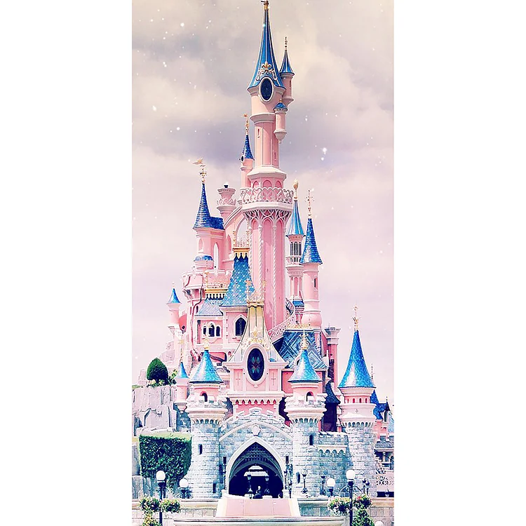 Disney castle - Full Round 45*85CM