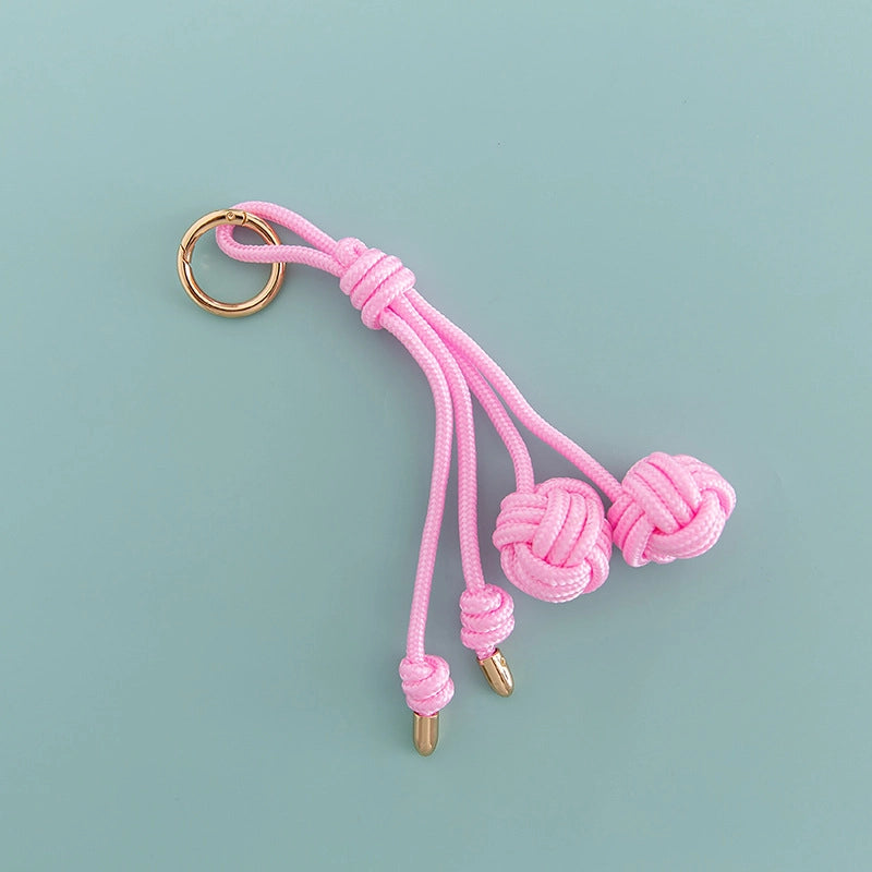 Nylon Solid Color Bag Charms