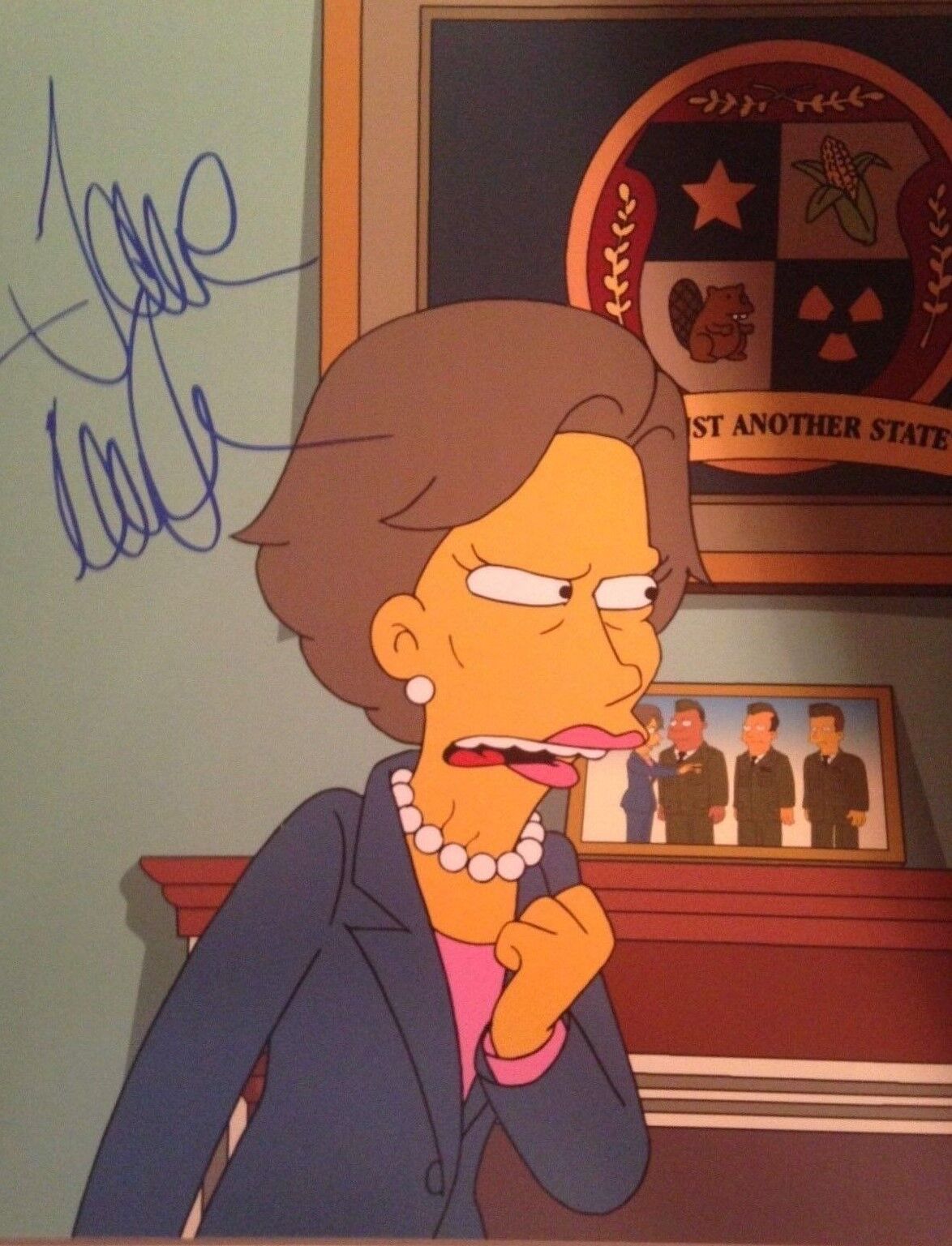 Jane Fonda signed autographed 8x10 Photo Poster painting Simpsons