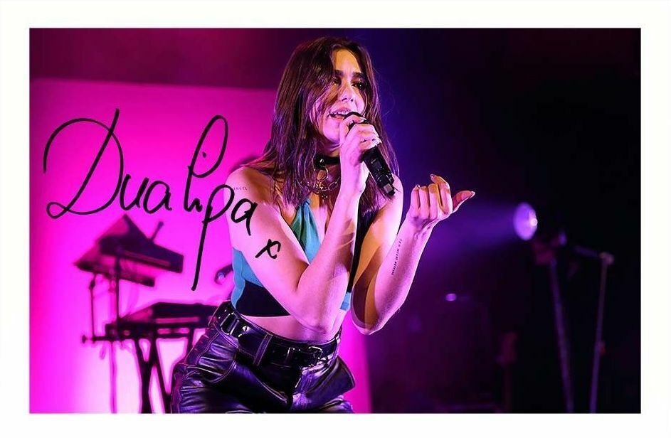 DUA LIPA AUTOGRAPH SIGNED Photo Poster painting POSTER PRINT