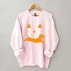 Unisex Dachshund And Halloween Printed Sweatshirt Family Sets