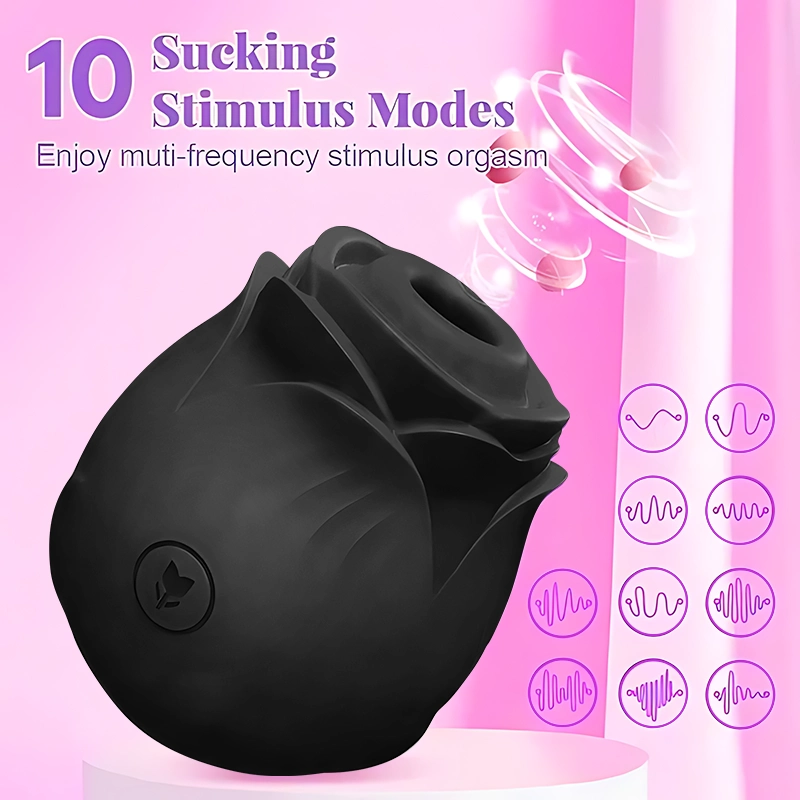 Waterproof Rose Clitoral Vibrating Sex Toy – 2026 New Model, Air Pulse  Technology