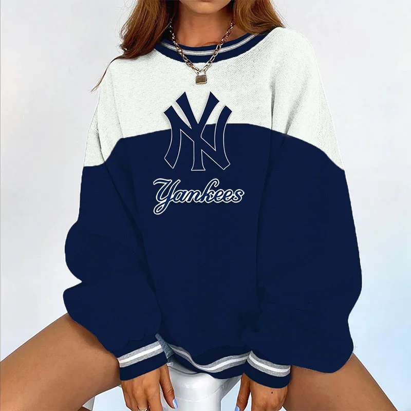 Vintage Women's Support New York Yankees Baseball  Print Sweatshirt