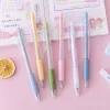 20PCS Morandi Light Colors Press On 0.5mm Gel Pens School Season Student Exam Writing Office Stationery Gift