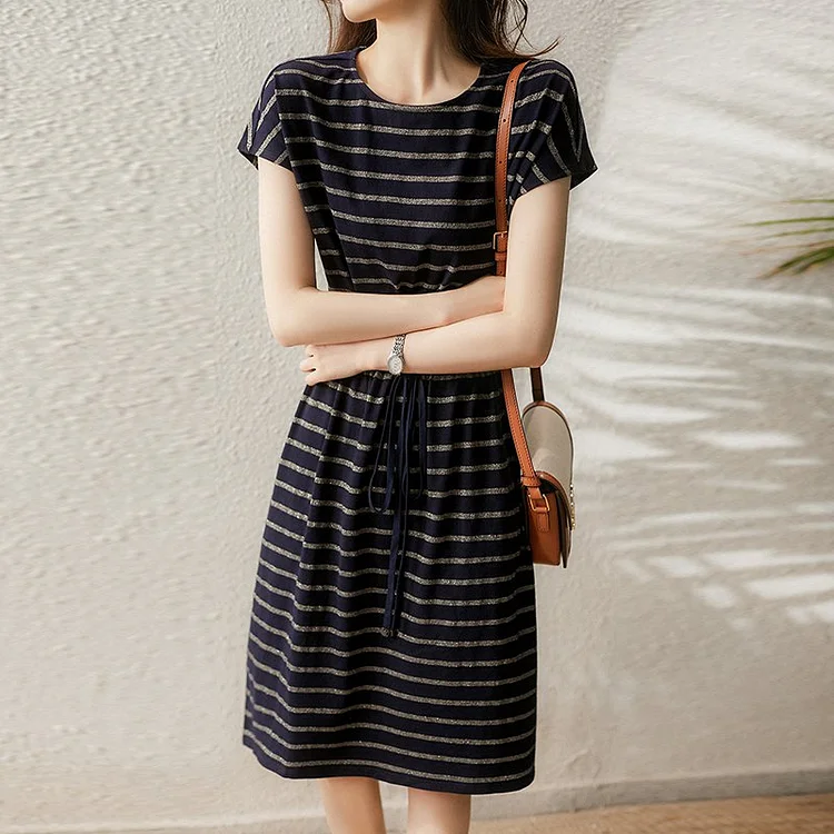 Casual Cotton-Blend Dresses QueenFunky