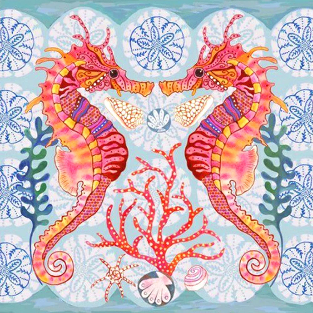 DIY Paint By Number 40*40cm - Seahorse
