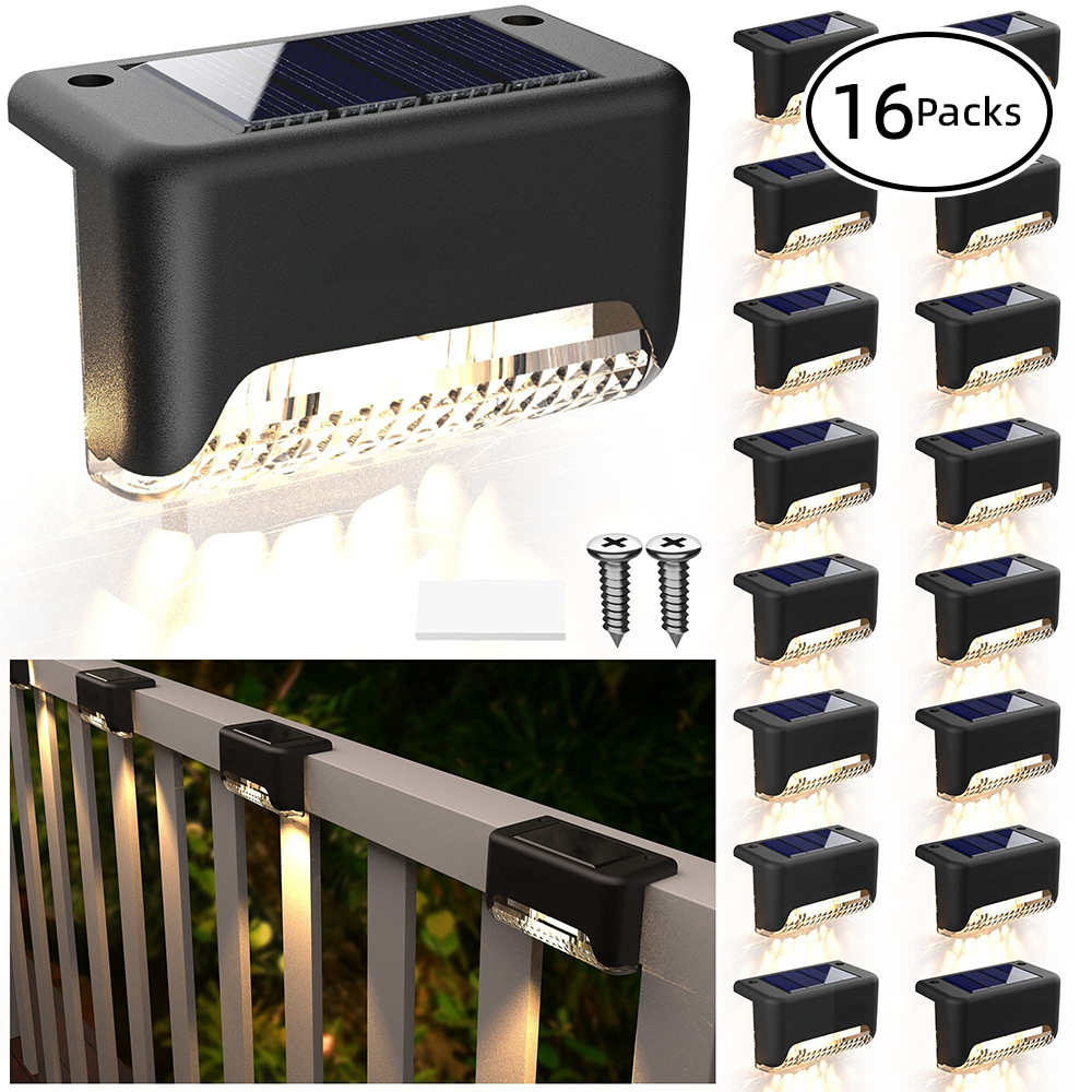 LED Solar Waterproof Step Light(16 PCS)
