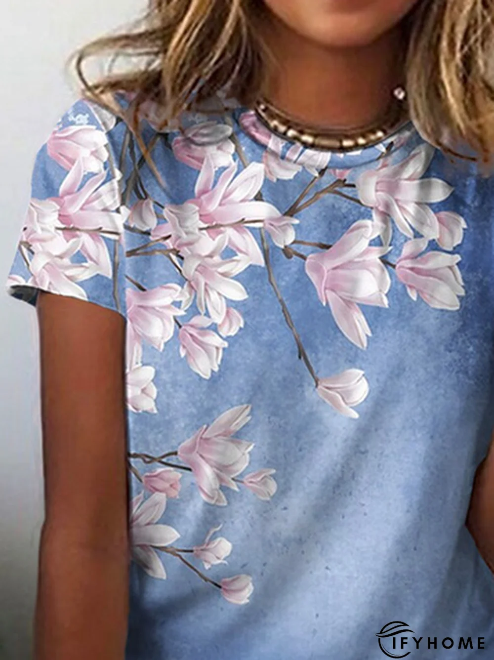 Casual Short Sleeve T-Shirt | IFYHOME