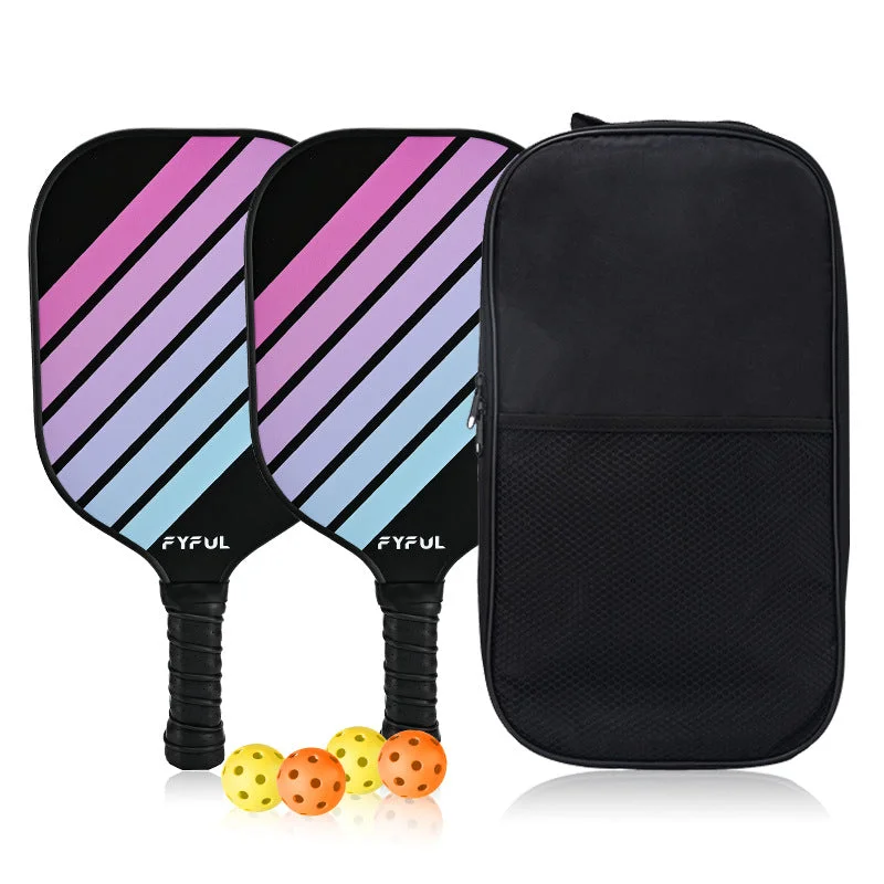 Durable Fiberglass Pickleball Paddle Set for Outdoor Play