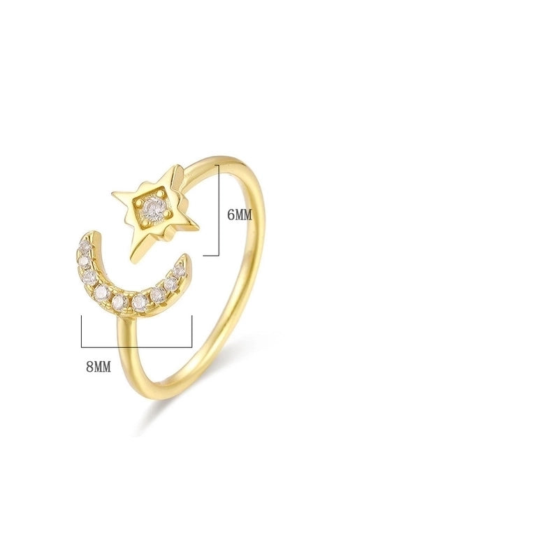 925 Sterling Silver Geometric Open Rings