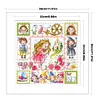 Sleeping Beauty-14CT Stamped Cross Stitch Egyptian Cotton 30*30cm/11.81*11.81in tapestrymarket