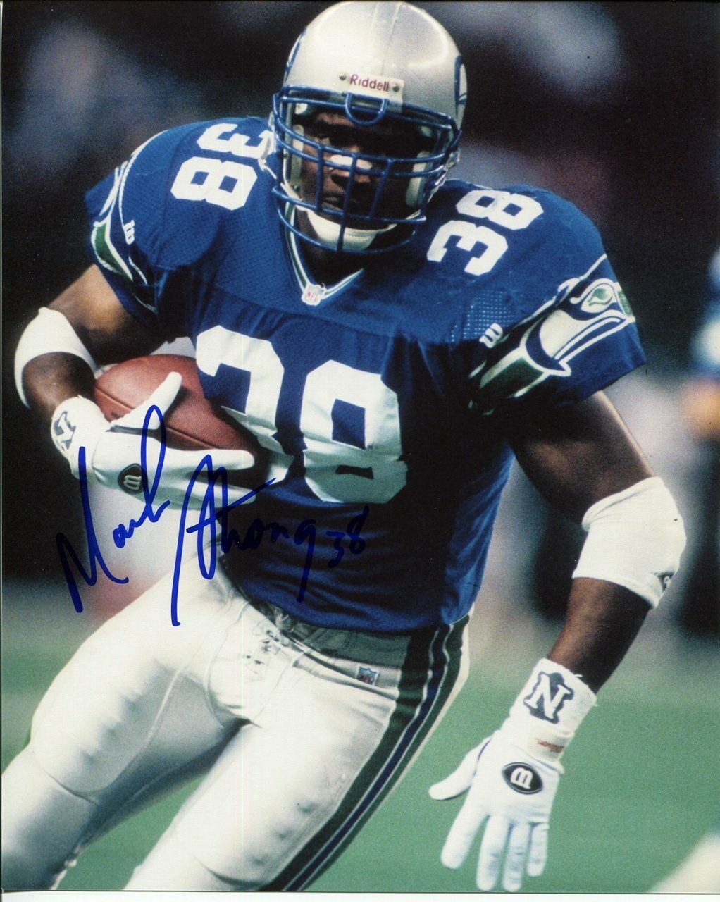 Mack Strong Seattle Seahawks Autographed Signed 8x10 Photo Poster painting CFS Georgia