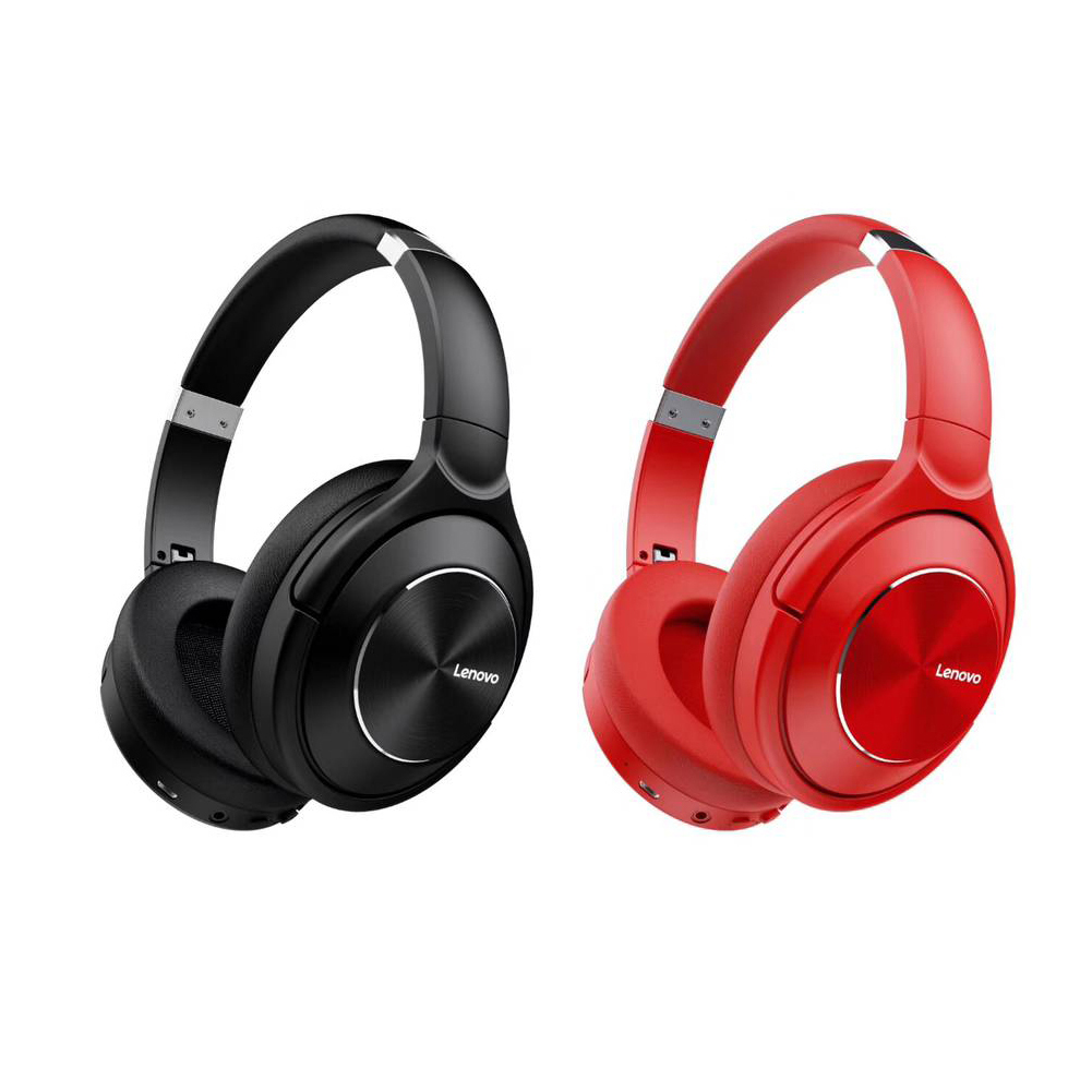 

Lenovo HD700 ANC Headphones Bluetooth 5.0 Over Ear Stereo Headset with Mic, Black, 501 Original