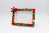 Chirstmas DIY Building Block Photo Frame Kit,Creative Handmade Assembled Photo Frame Handmade Craft Gift Home Tabletop Display Decor