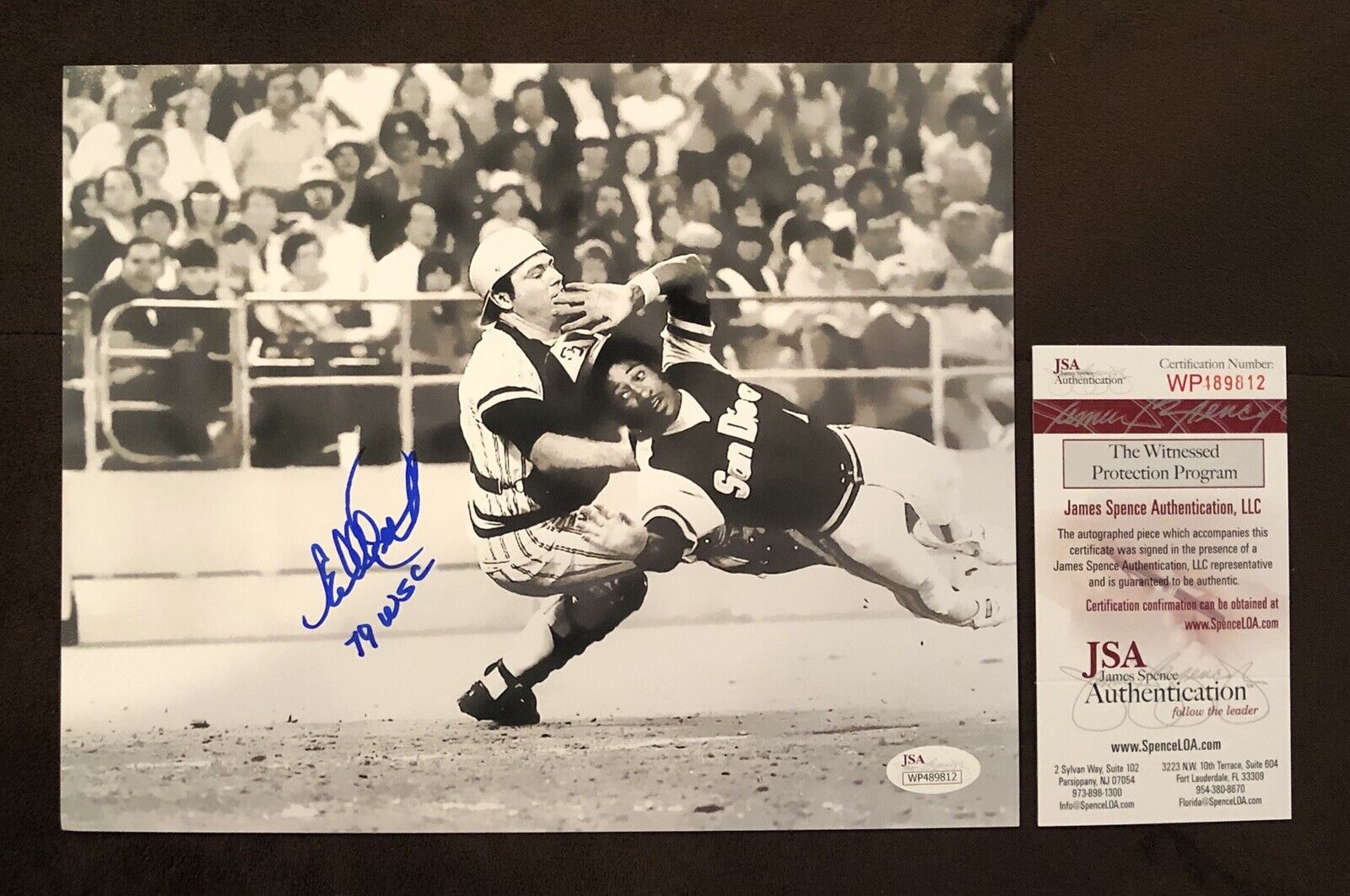 Ed Ott AUTOGRAPH PITTSBURGH PIRATES Signed 8x10 JSA COA 1979 World Series Champ