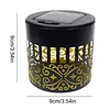 Solar Fence Lights Mandala Theme Waterproof Metal Solar Powered Deck Step Stair Lights for Garden Post Patio Decor Gifts for Women Mom