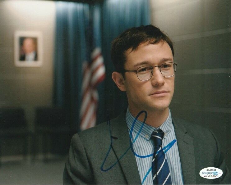 JOSEPH GORDON-LEVITT SIGNED SNOWDEN