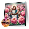 Diamond Painting-DIY Full Round Drill Jesus(40x40cm)