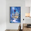 Diamond Painting -DIY Round Drill Christmas Late Night(40x60cm)