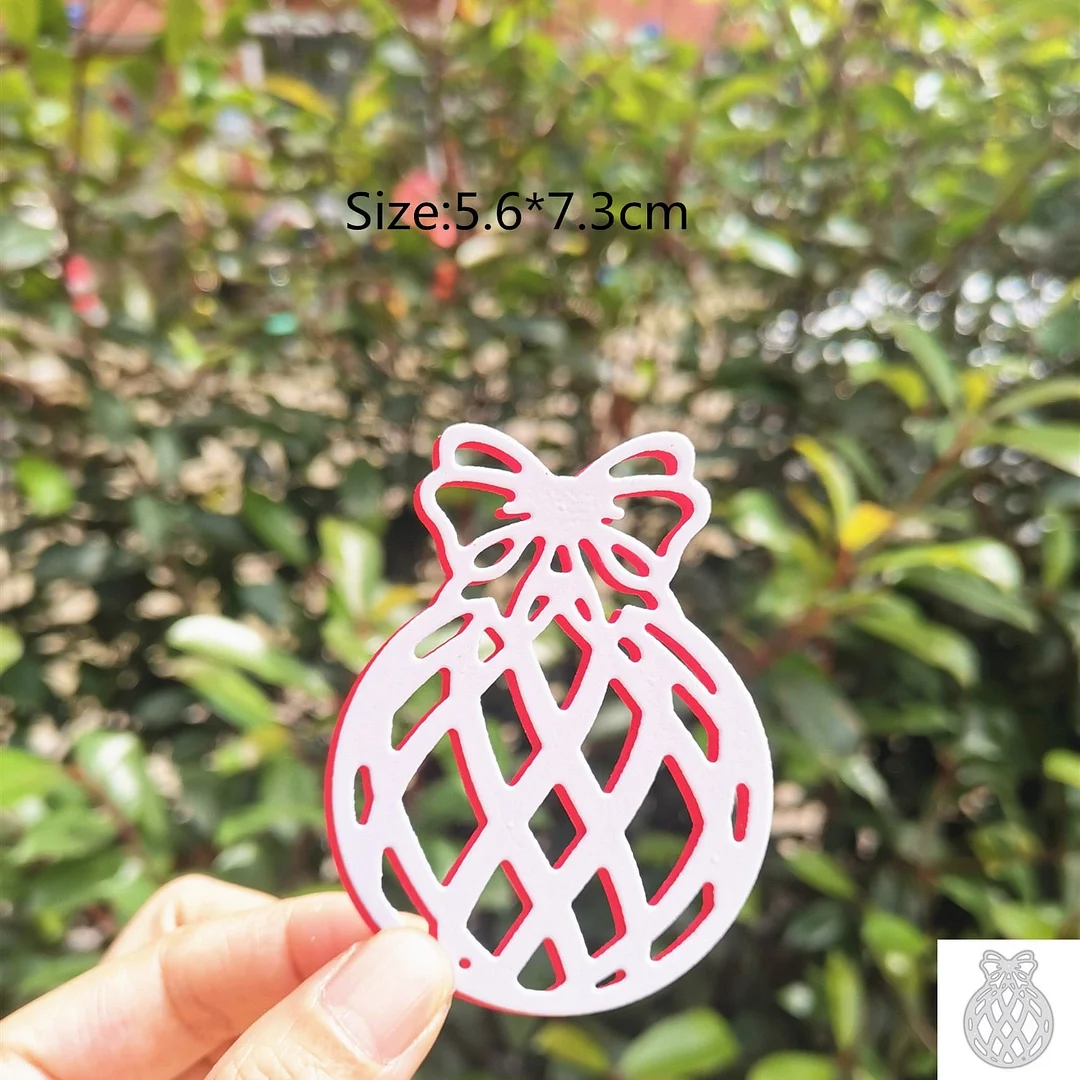 Christmas Ball Cut Dies Metal Template for Embossing Stencil DIY Paper Album Gift Cards Making Scrapbooking New Dies 2020