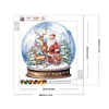 (Multistyle) Boule De Cristal De No&euml;l Forme Sp&eacute;ciale Diamant Peinture 30X30CM