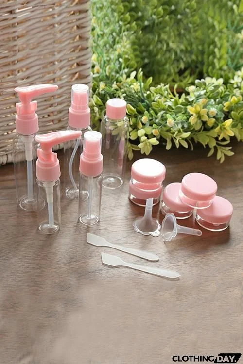 Refillable Pressing Spray Cosmetics Plastic Bottles
