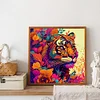 Diamond Painting-DIY Full Round Drill Colorful Tiger