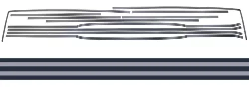 Dronehint NEW Paint Break Body Stripe Kit Blue-Gray / 1981-91 GM C/K R/V Square Body Truck (For: GMC) Parts