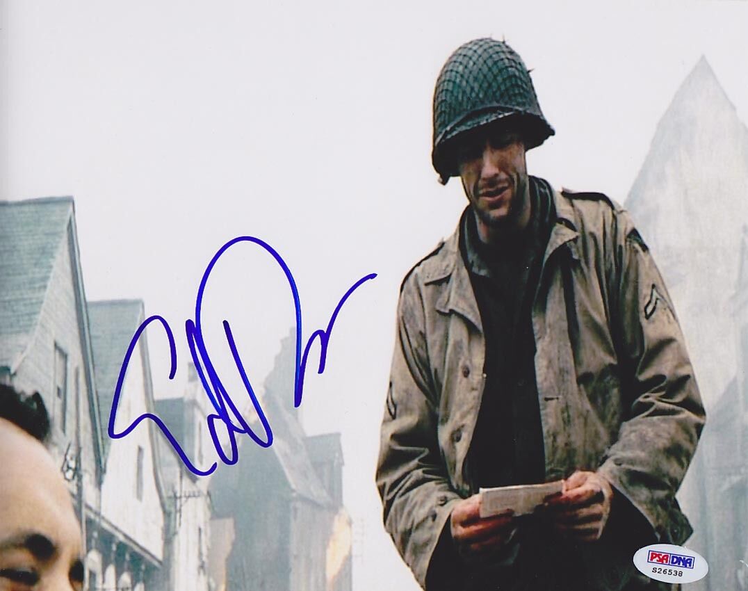 Edward Ed Burns SIGNED 8x10 Photo Poster painting Saving Private Ryan PSA/DNA AUTOGRAPHED