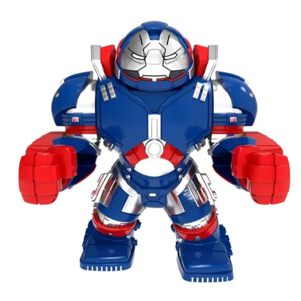 Iron Patriot Mk 2 Custom Marvel Superhero Large Minifigure Minifigure Bricks monstertoys