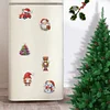 6Pcs Diamond Painting Acrylic Christmas Fridge Stickers Magnets Decals for Home Decor