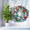 DIY Christmas Wreath Art Acylic Crystal Rhinestone Hanging Craft Kits