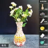 Wooden Vase Solid Mosaic Art Handmade Pasting Material Pack DIY Creative Decoration Kit