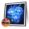 Diamond Painting -DIY Round Drill Glowing Flowers(40x40cm)