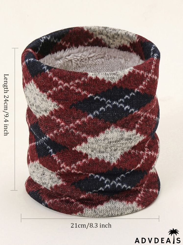 Geo Pattern Ring Scarf
