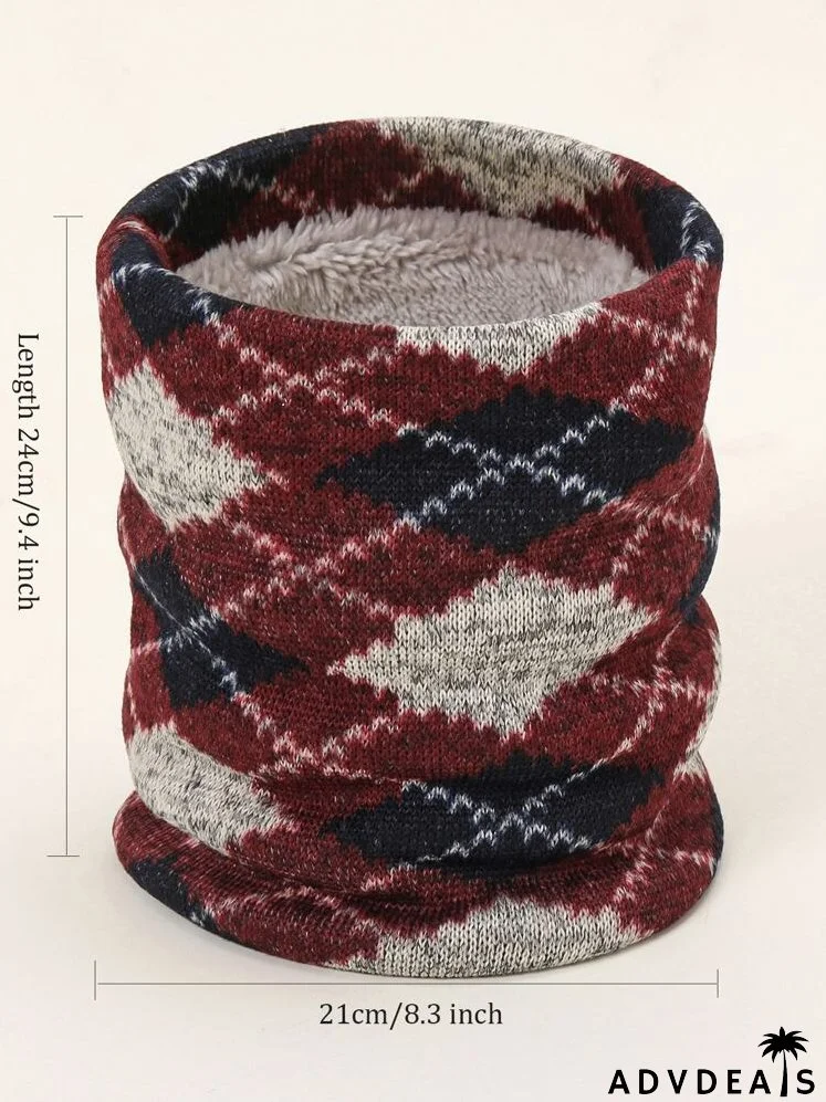 Geo Pattern Ring Scarf