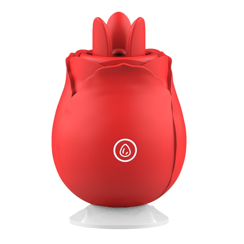 Rose Multi Frequency Sucking Breast Stimulation Nipple Vibration Tongue Licking Vibrator