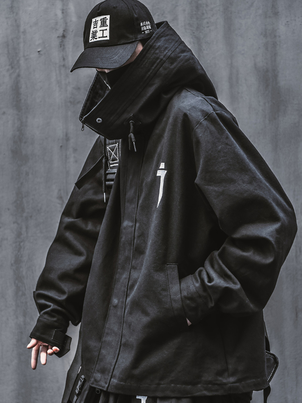Trendy Cyberpunk Masked Ninja Jacket