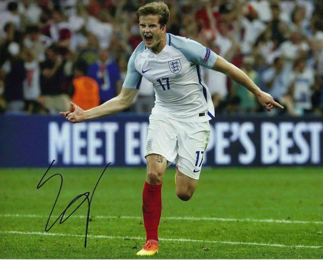 Eric Dier Signed 10X8 Photo Poster painting SPURS Tottenham Hotspur England AFTAL COA (1285)