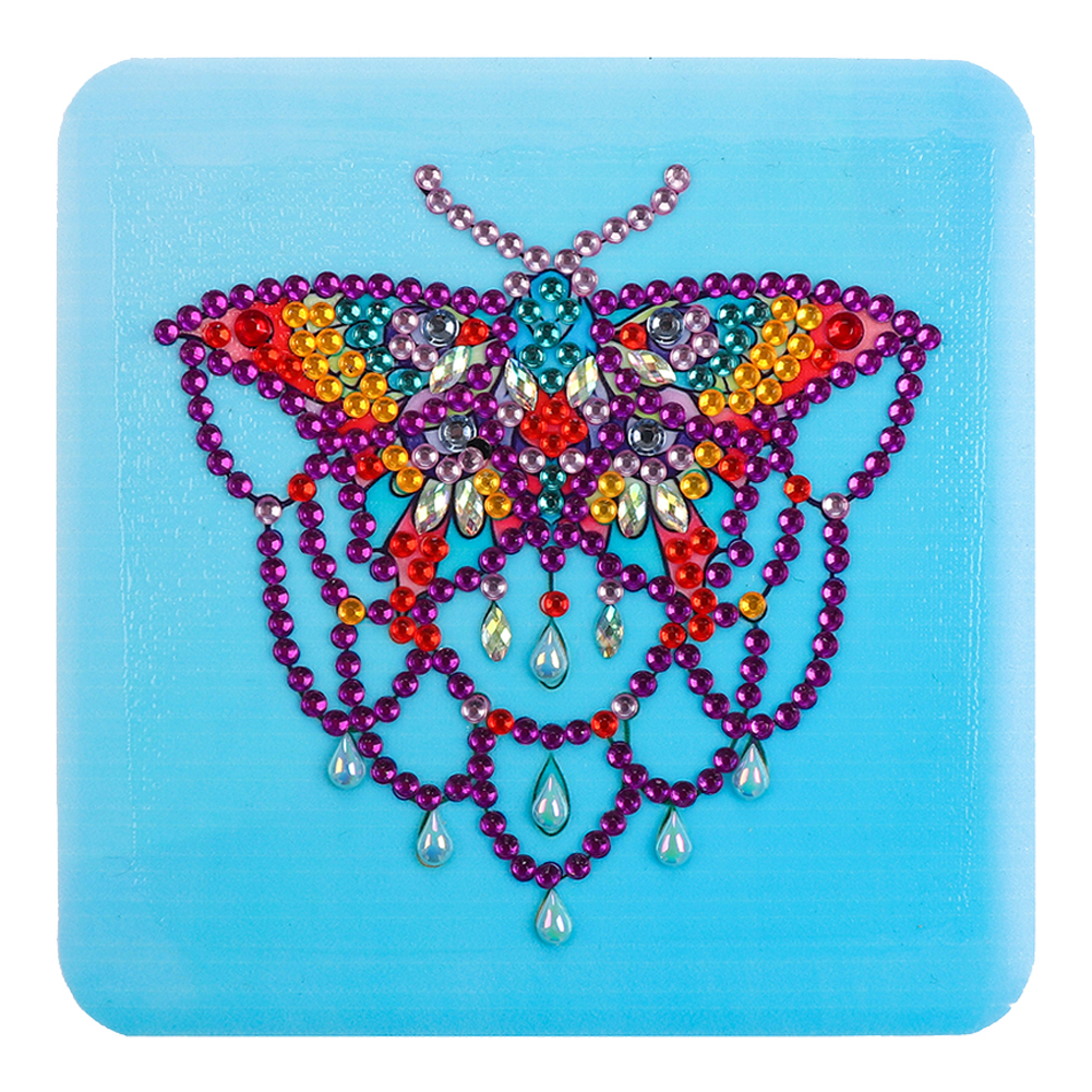 

Butterfly Veiling - 5D DIY Craft Storage Box - 11*11CM, 501 Original