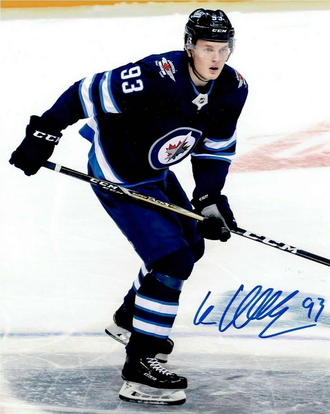 KRISTIAN VESALAINEN autographed SIGNED WINNIPEG JETS 8X10 Photo Poster painting #4