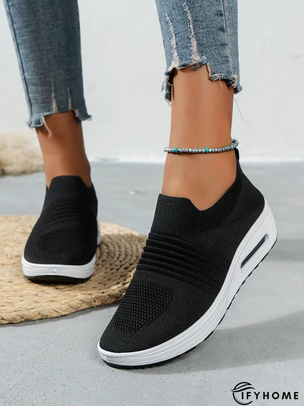 Breathable Minimalist Slip On Rocking Fly Woven Shoes | IFYHOME