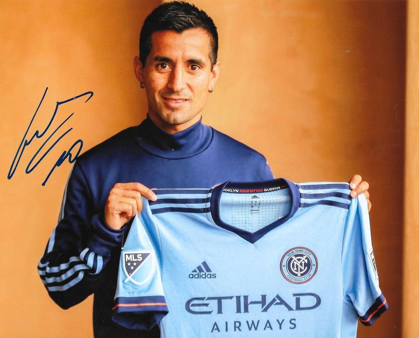 Maximiliano Maxi Moralez signed New York City FC 8x10 Photo Poster painting autographed NYCFC 3