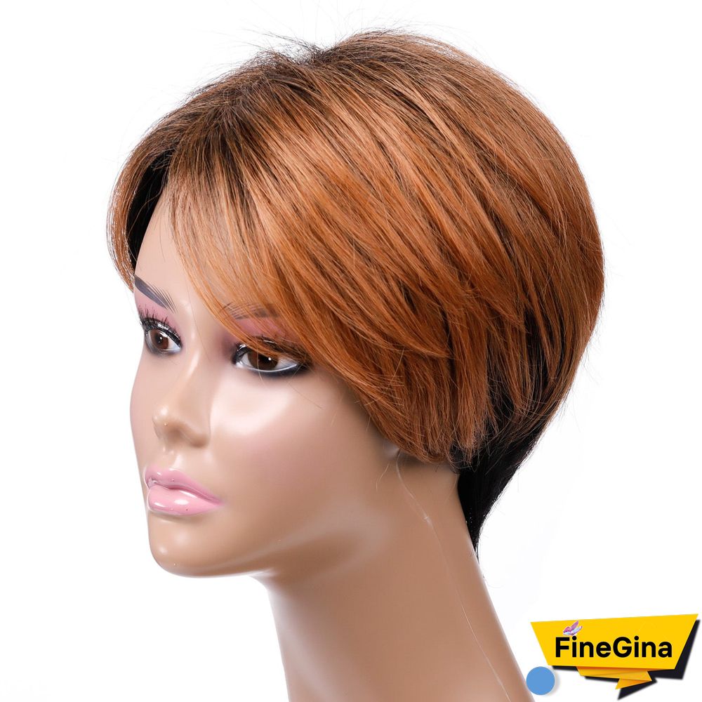 Hot Wig Ladies Fashion Short Curly Hair Chemical Fiber Headgear