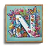 Butterfly Flower N 5D Partial Drill DIY Diamond Painting Kit 30*30cm