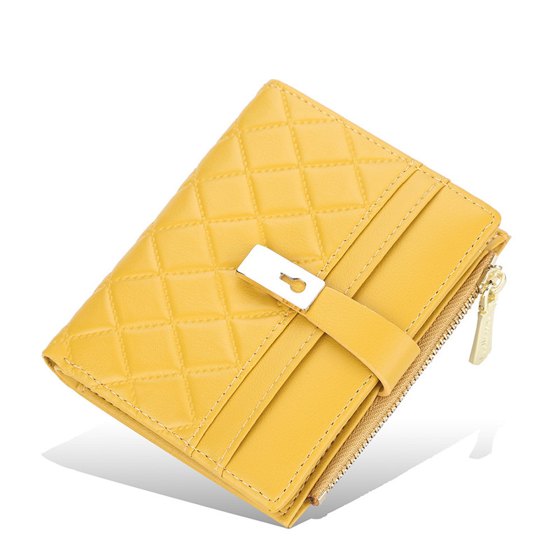 Quilted Faux Leather Small Wallet