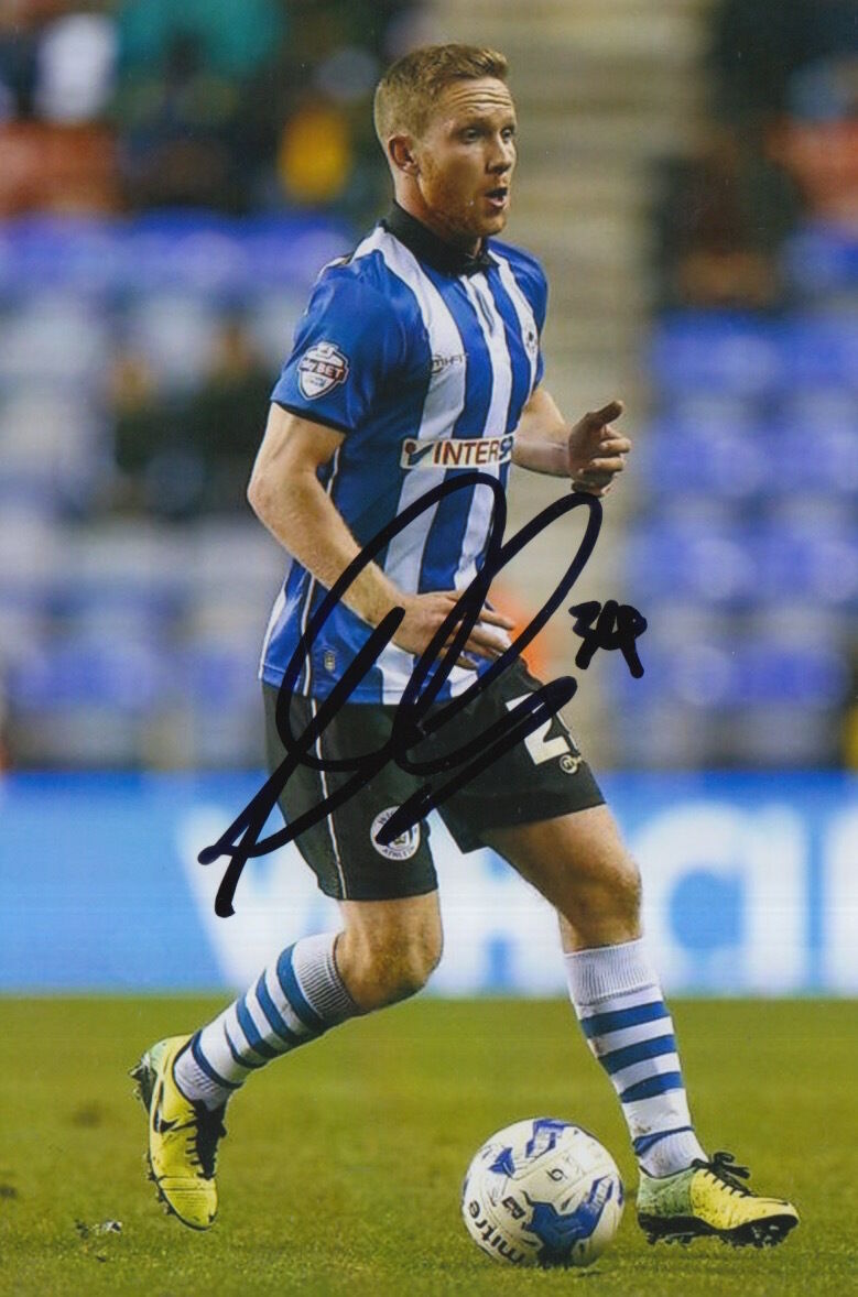 WIGAN HAND SIGNED ADAM FORSHAW 6X4 Photo Poster painting 1.